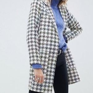 ASOS Design Slim Boucle Coat